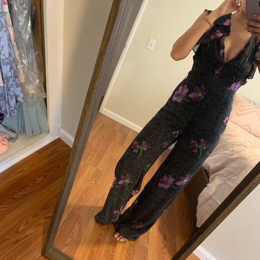 Urban Outfitters Polkadot Jumpsuit